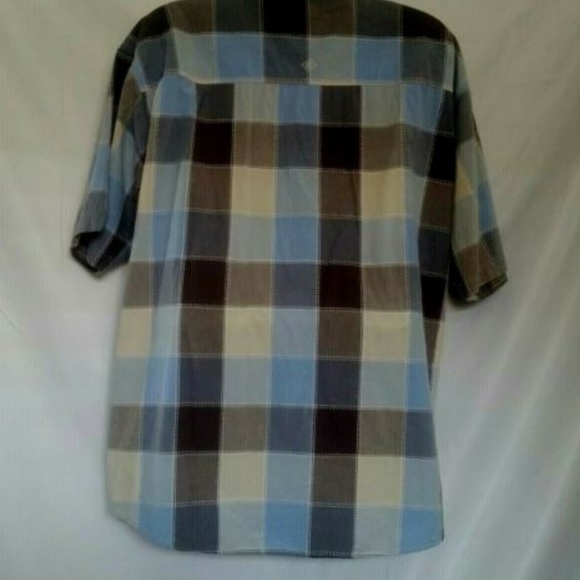 ENYCE A Sean Combs Co PLAID Casual Button Up NWOT - Picture 5 of 8